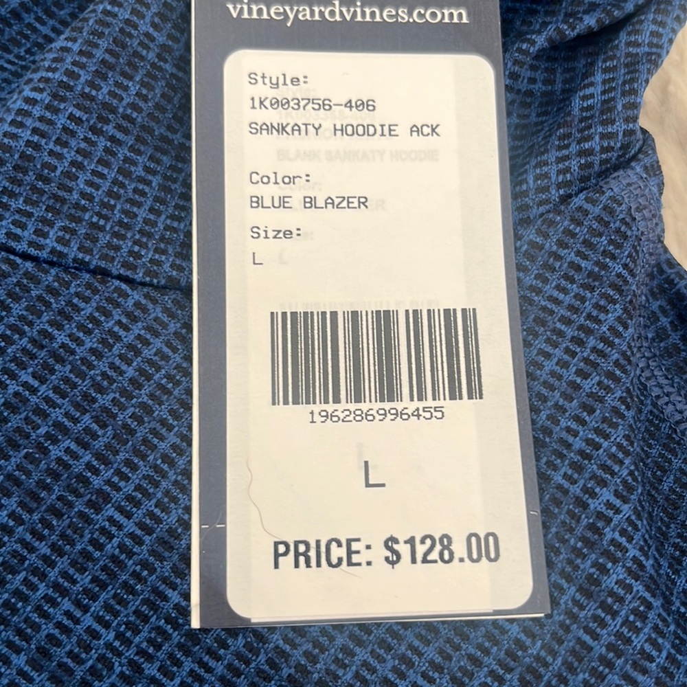 Vineyard vines NWT men’s Nantucket hoodie